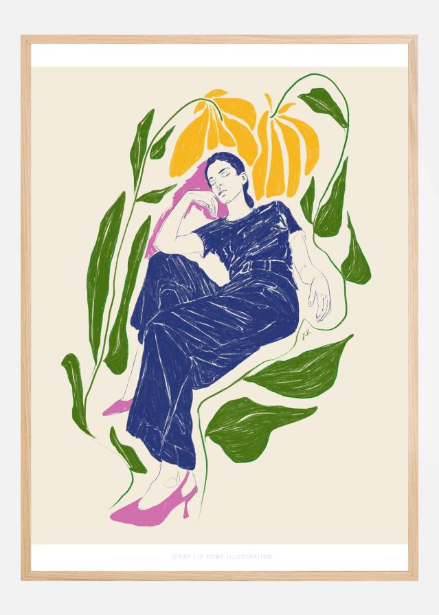 Jlr Quiet in the garden Poszter