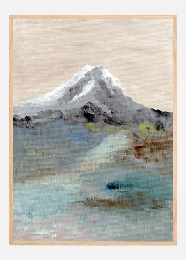 Calm mountainscape Poszter