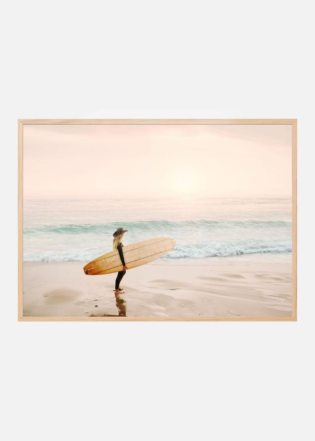 Surfer Cowgirl Poszter