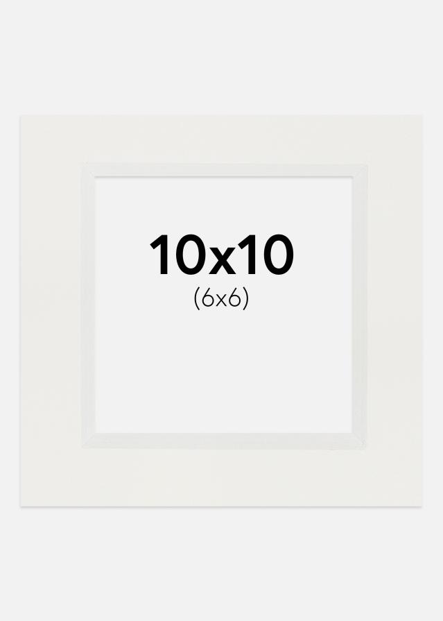 Paszpartu Fehér 3 mm Fehér él 10x10 cm (6x6)