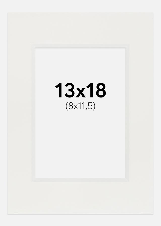 Paszpartu Fehér 3 mm Fehér él 13x18 cm (8x11,5)