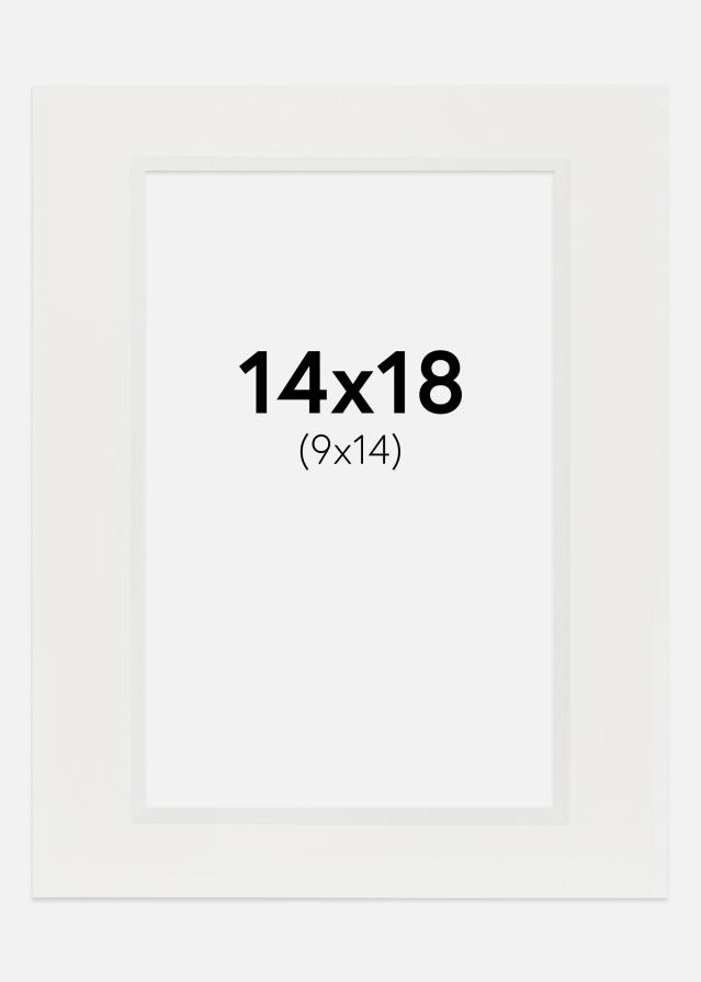 Paszpartu Fehér 3 mm Fehér él 14x18 cm (9x14)