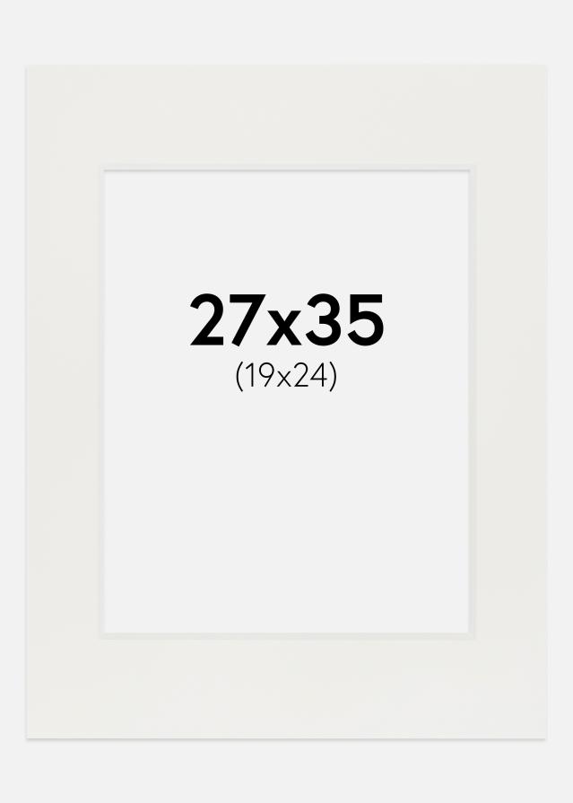 Paszpartu Fehér 3 mm Fehér él 27x35 cm (19x24)