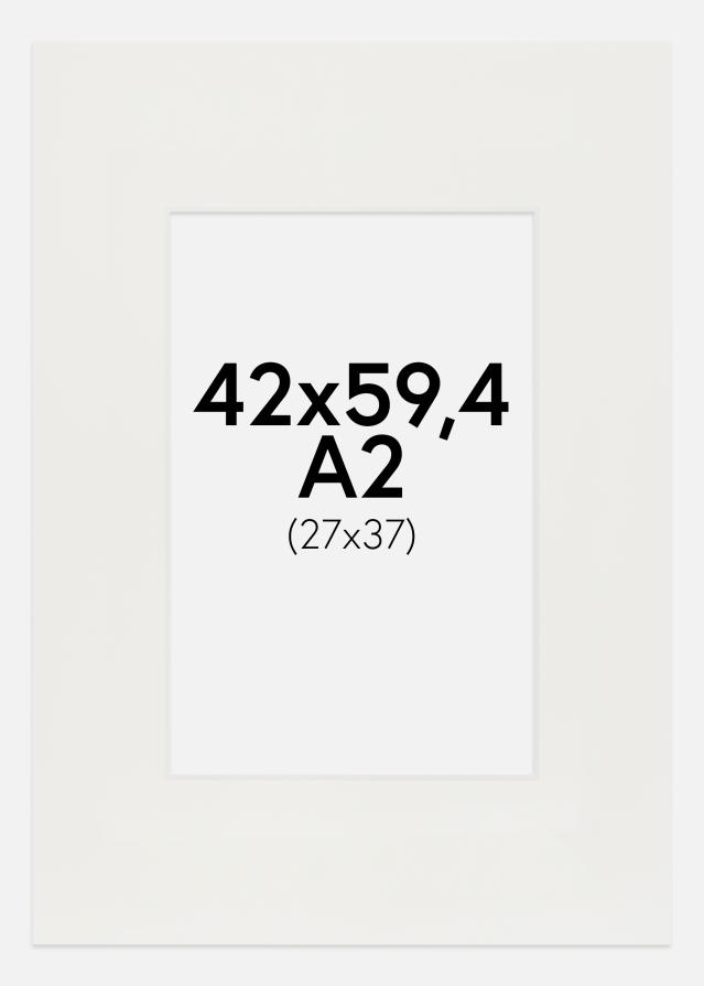 Paszpartu Fehér 3 mm Fehér él 42x59,4 cm (24x37)