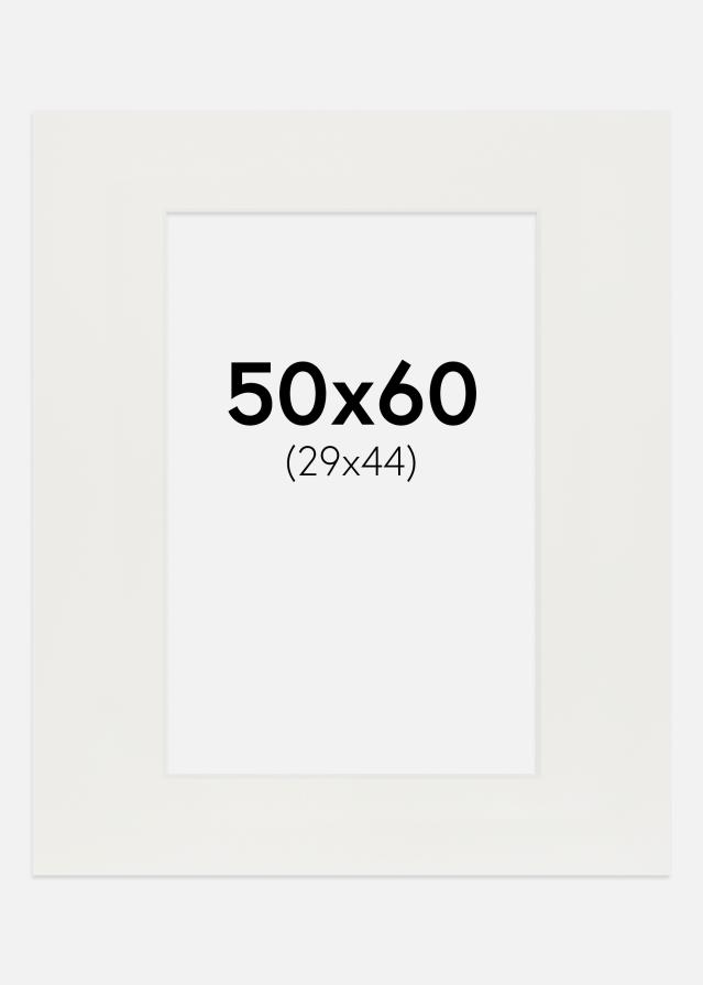 Paszpartu Fehér 3 mm Fehér él 50x60 cm (29x44)