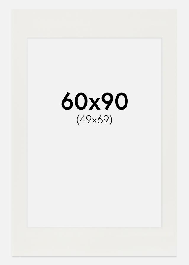 Paszpartu Fehér 3 mm Fehér él 60x90 cm (49x69)