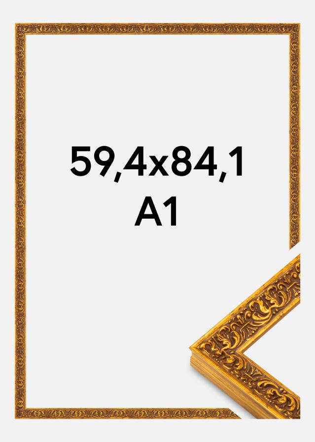 Keret Amber Akrilüveg Arany 59,4x84,1 cm (A1)