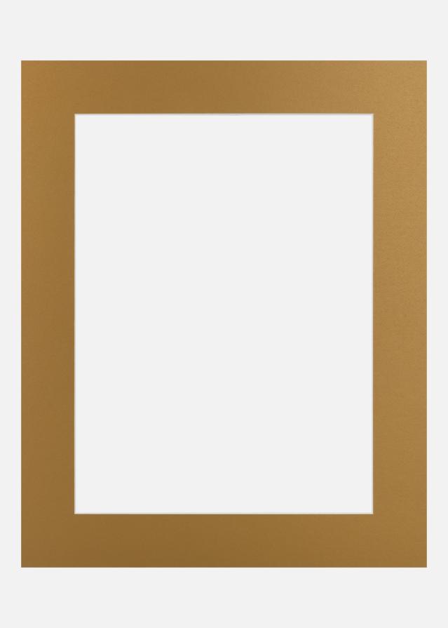 Paspártu Brushed Brass Metal (fehér mag) 60x80 cm (49x69)