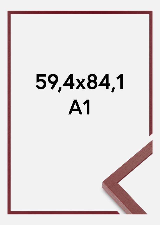 Színes Akrilüveg Piros 59,4x84,1 cm (A1)
