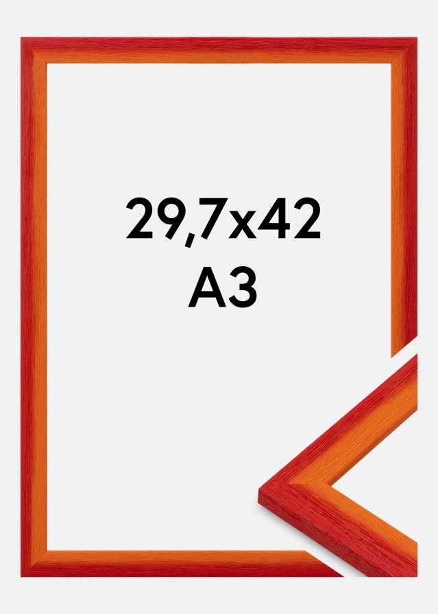 Keret Cornwall Akrilüveg Piros 29,7x42 cm (A3)