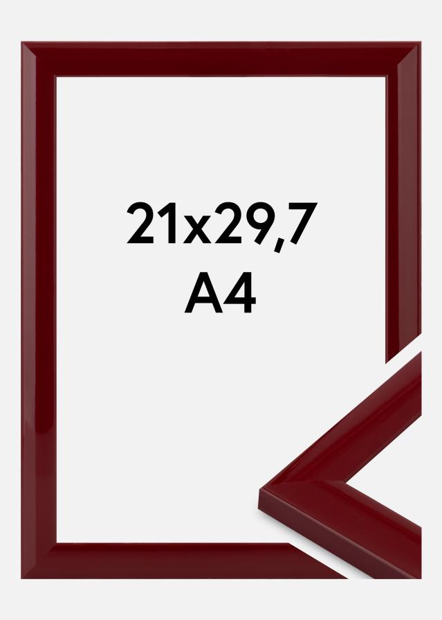 Keret Dorset Akrilüveg Sötétvörös 21x29,7 cm (A4)