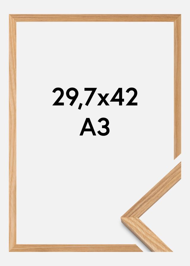 Keret Tömör Tölgy Akrilüveg 29,7x42 cm (A3)