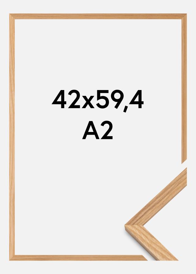 Keret Tömör tölgy Akrilüveg 42x59,4 (A2)