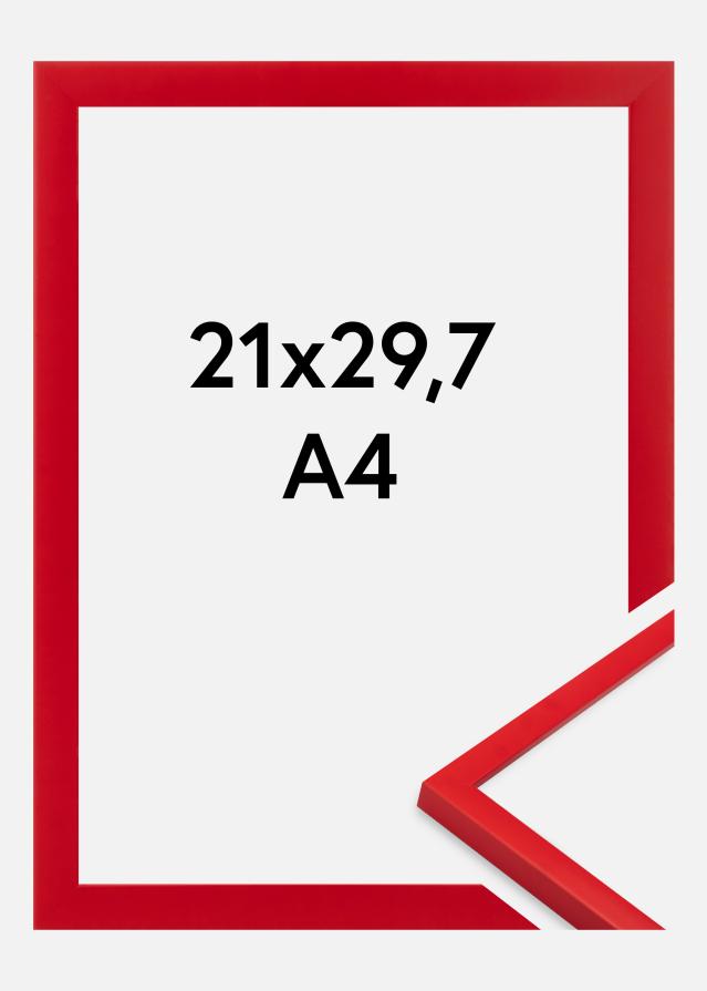 Keret Kent Akrilüveg Piros 21x29,7 cm (A4)