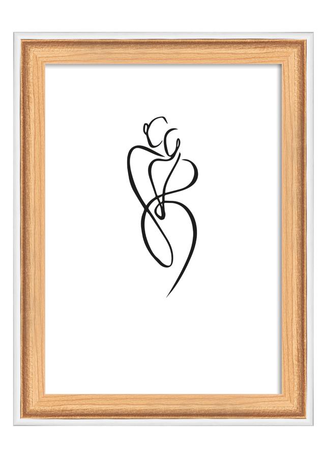 Keret Silhouette Tölgy 10x15 cm