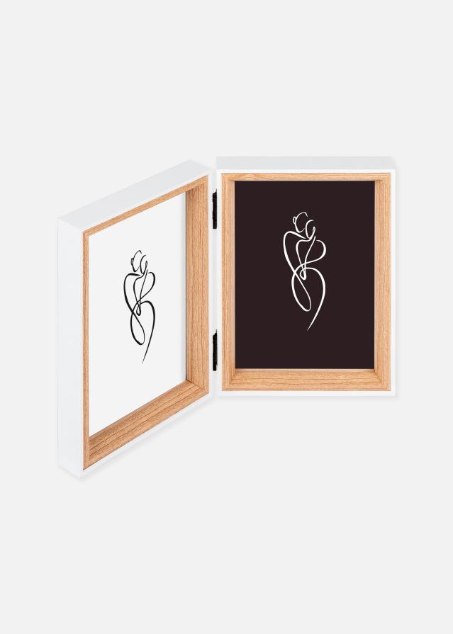 Silhouette Összecsukható Keret Tölgy 10x15 cm – 2 kép