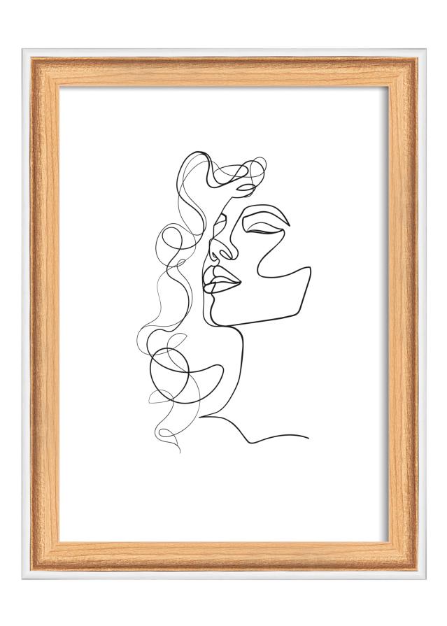 Keret Silhouette Tölgy 13x18 cm