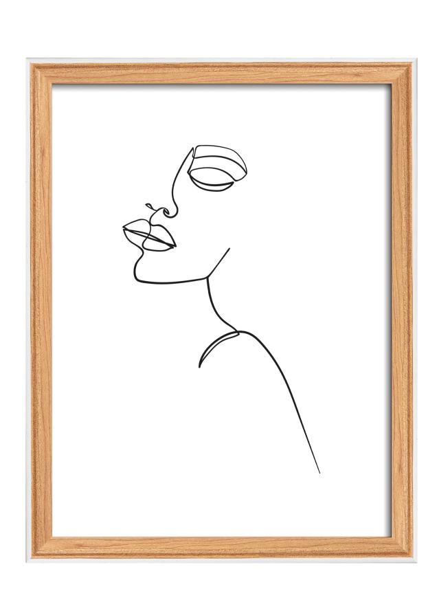 Keret Silhouette Tölgy 15x20 cm