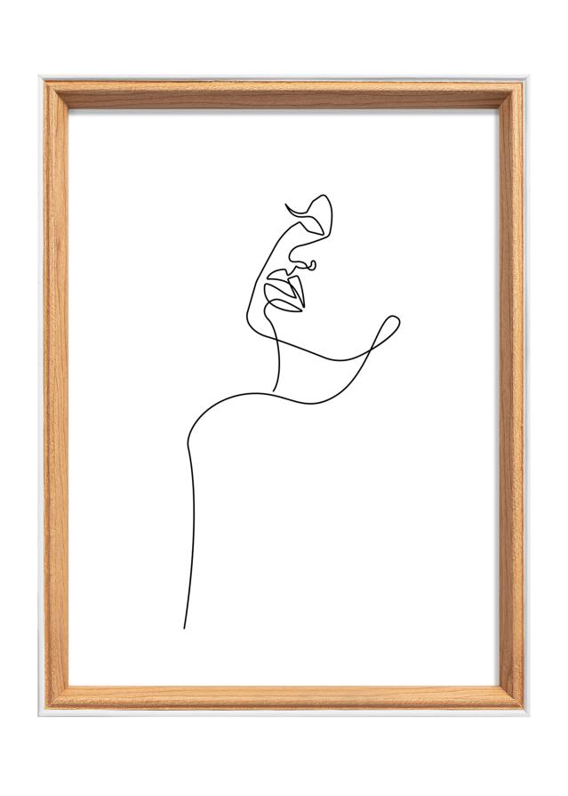 Keret Silhouette Tölgy 18x24 cm