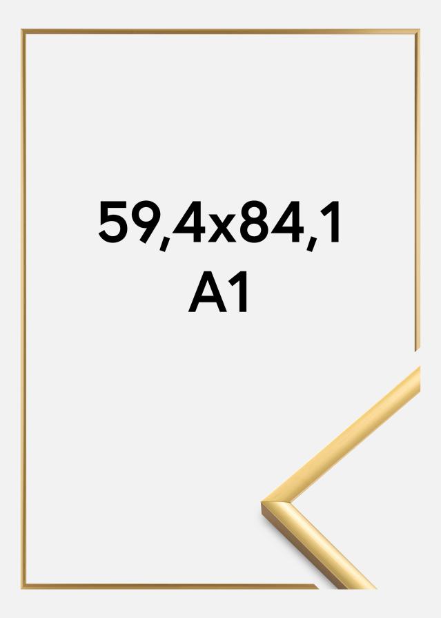 Keret New Lifestyle Akrilüveg Fényes Arany 59,4x84,1 cm (A1)