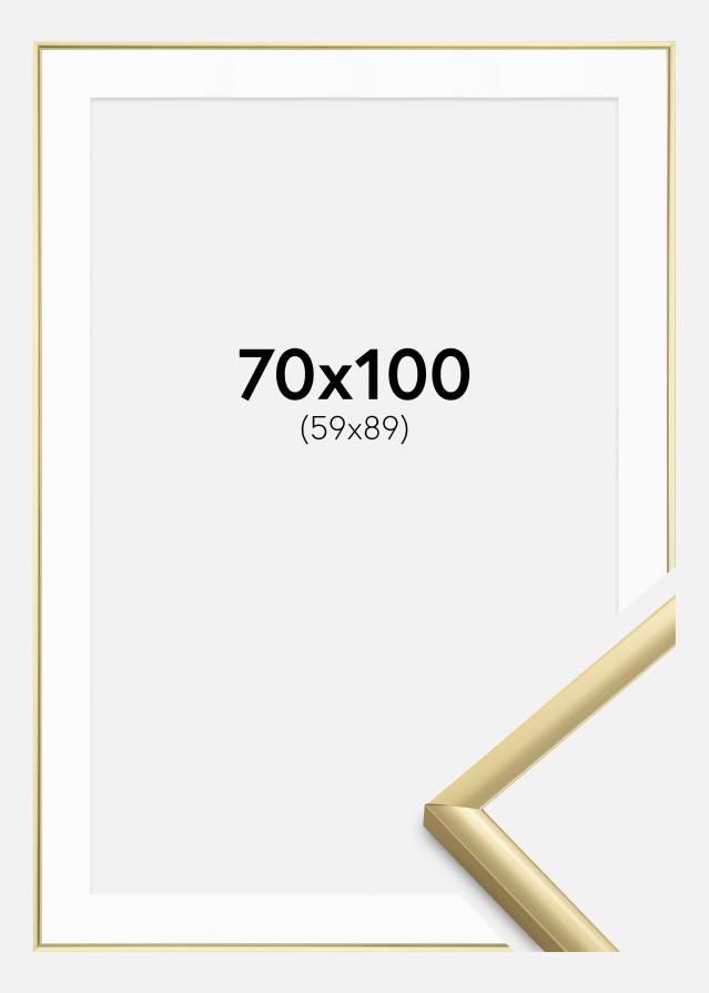 Keret New Lifestyle Arany 70x100 cm - Paszpartu Fehér 60x90 cm