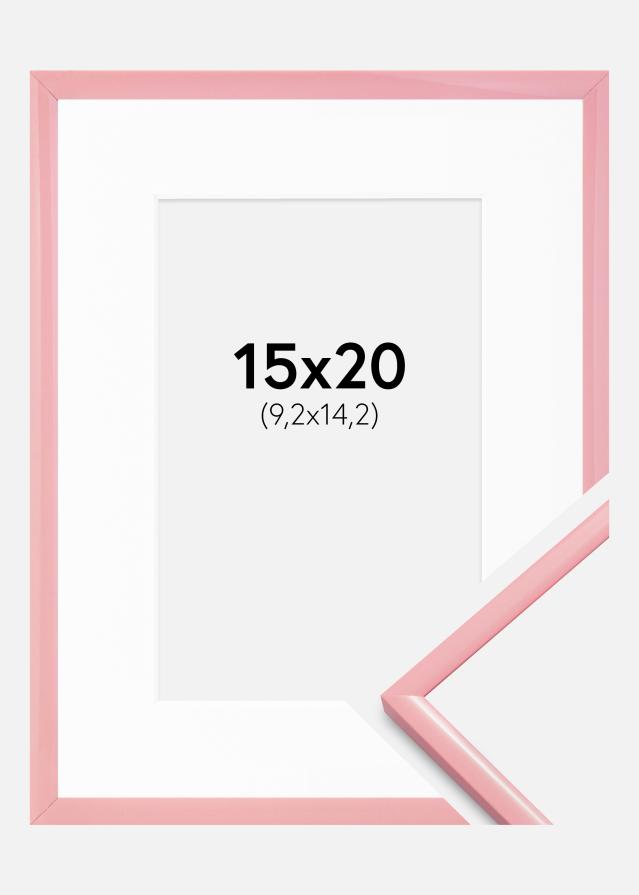 Keret New Lifestyle rózsaszín 15x20 cm - Paszpartuk fehér 4x6 inches