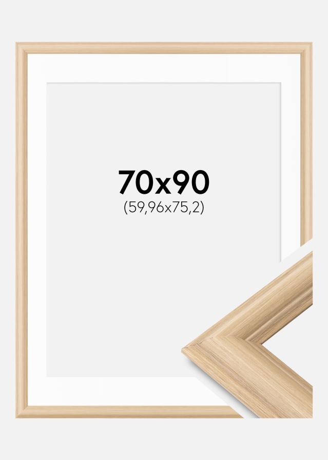 Keret Västkusten Tölgy 70x90 cm - Paszpartu Fehér 24x30 inches