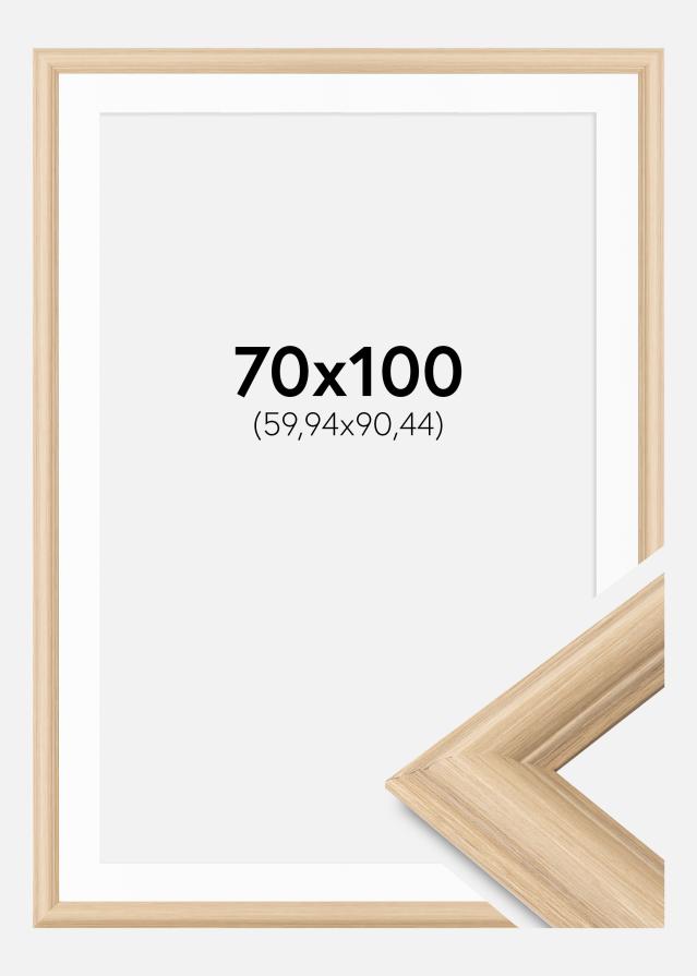 Keret Västkusten Tölgy 70x100 cm - Paszpartu Fehér 24x36 inches