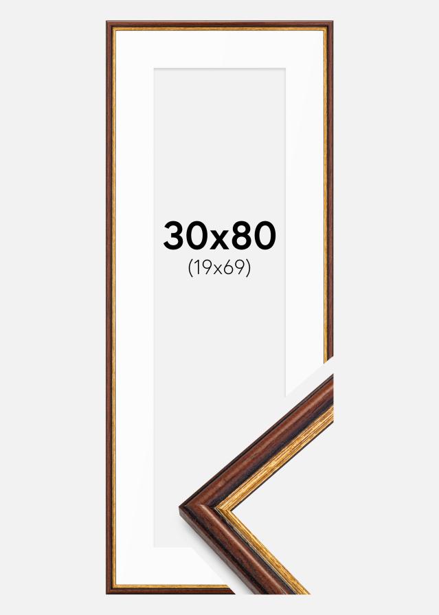 Keret Horndal Barna 30x80 cm - Paszpartuk Fehér 20x70 cm