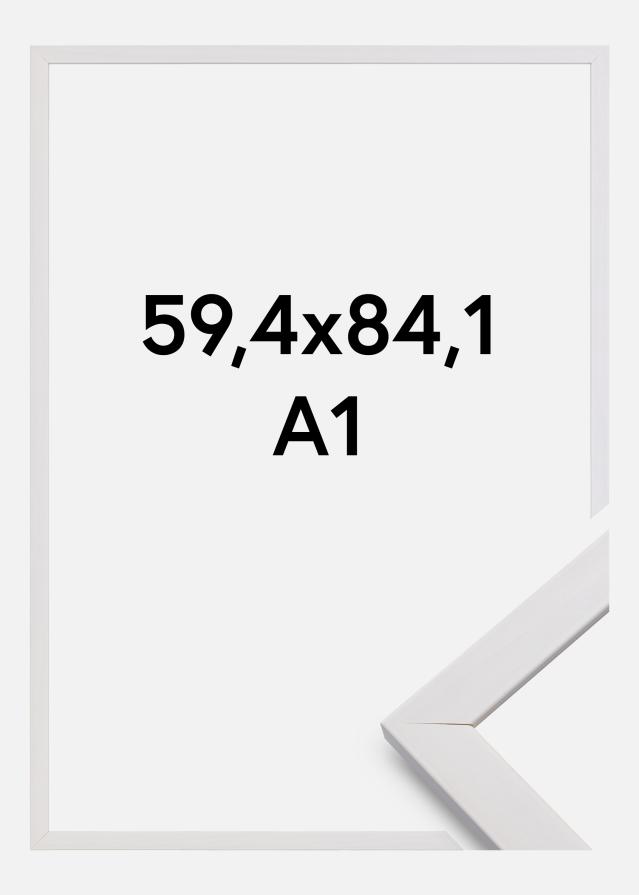 Keret Letisztult Akrilüveg Fehér 59,4x84,1 cm (A1)