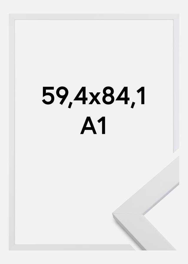 Keret Fehér Fa Akrilüveg 59,4x84,1 cm (A1)