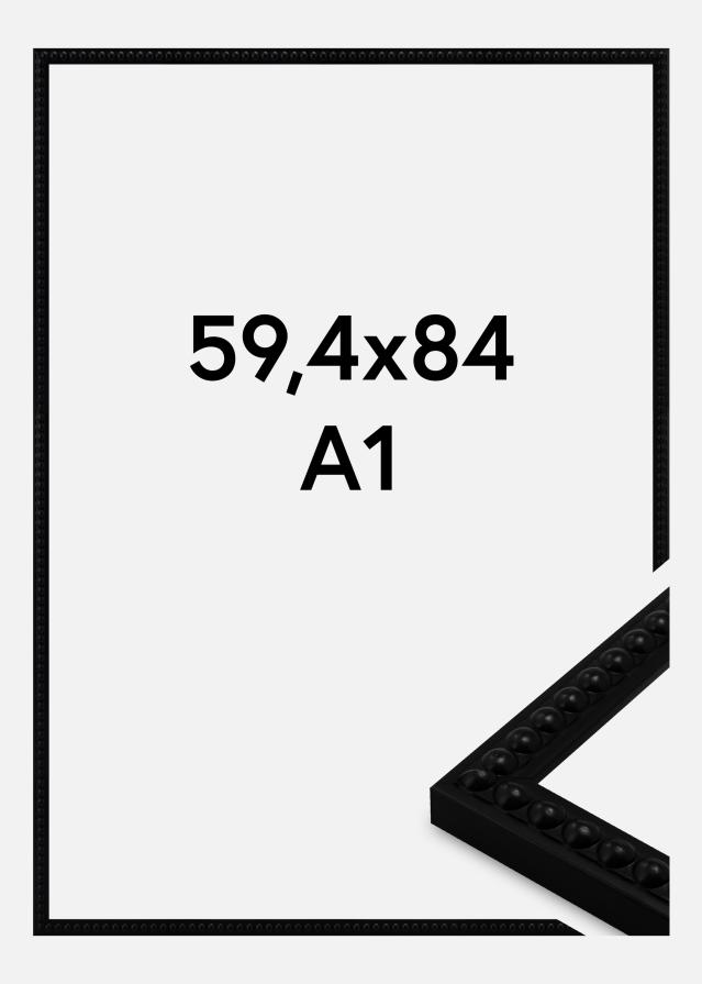 Keret Perla Akrilüveg Fekete 59,4x84 cm (A1)