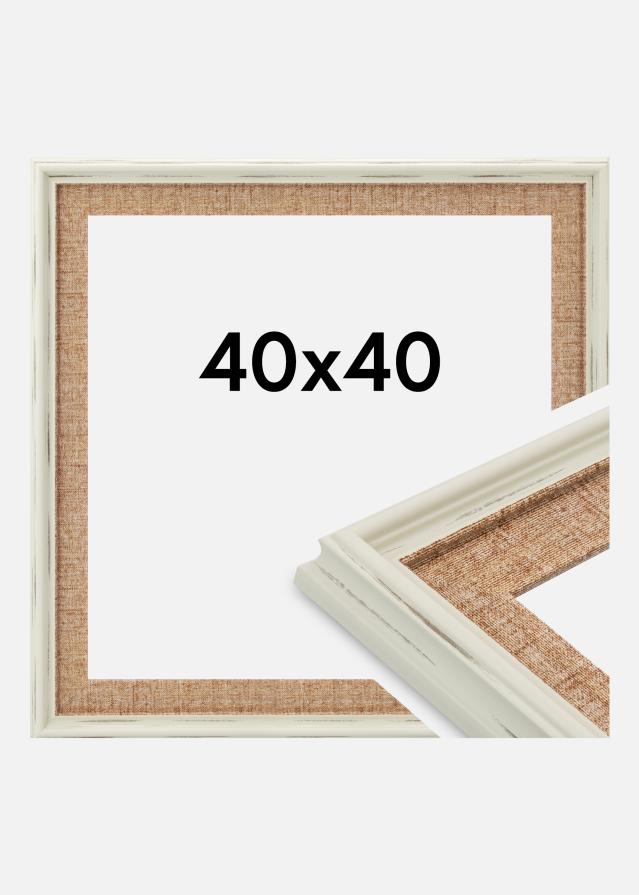 Keret Sandweave Akrilüveg Fehér 40x40 cm