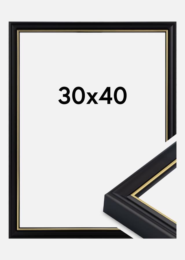 Keret Canterbury Akrilüveg Fekete 30x40 cm