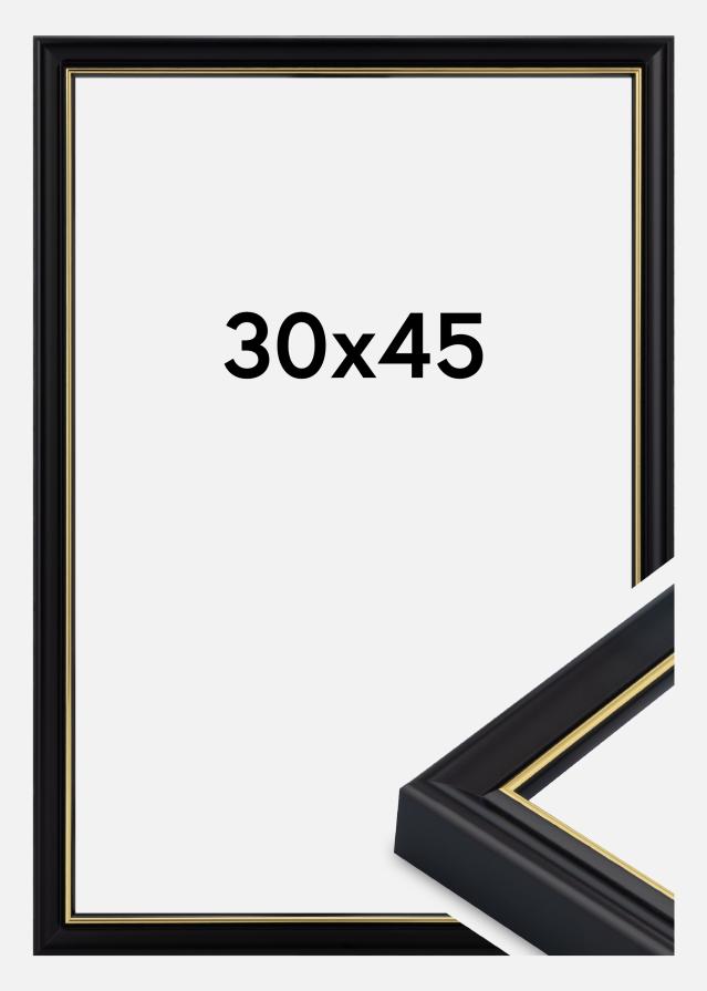 Keret Canterbury Akrilüveg Fekete 30x45 cm