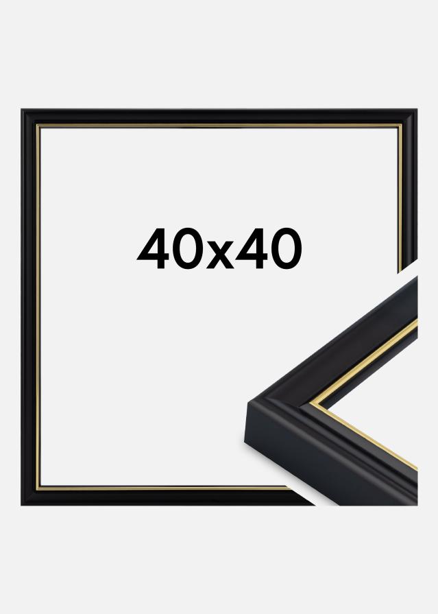 Keret Canterbury Akrilüveg Fekete 40x40 cm