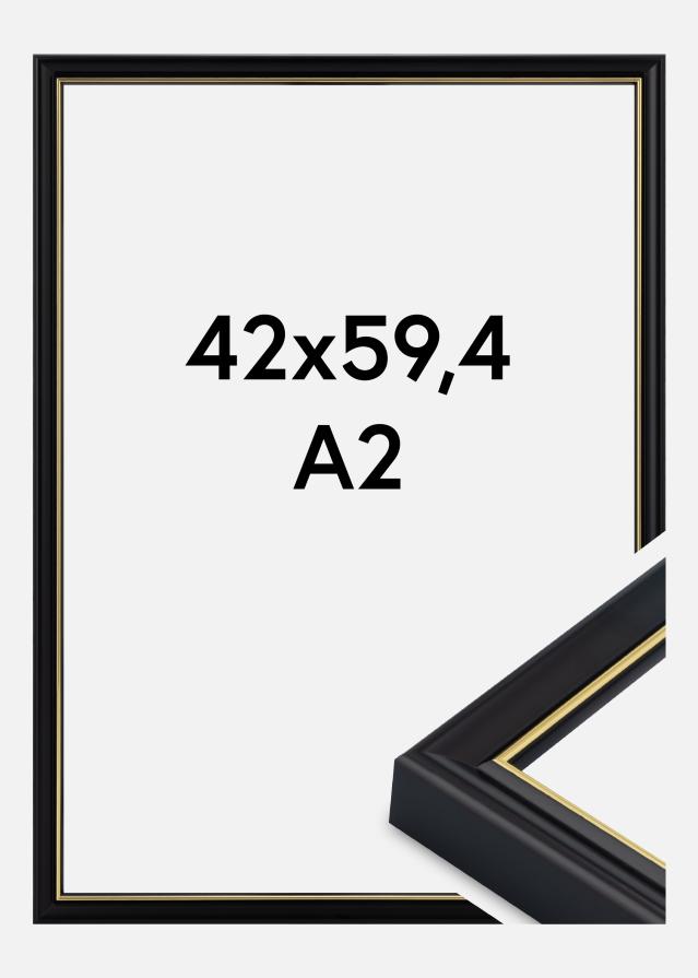 Keret Canterbury Akrilüveg Fekete 42x59,4 cm (A2)