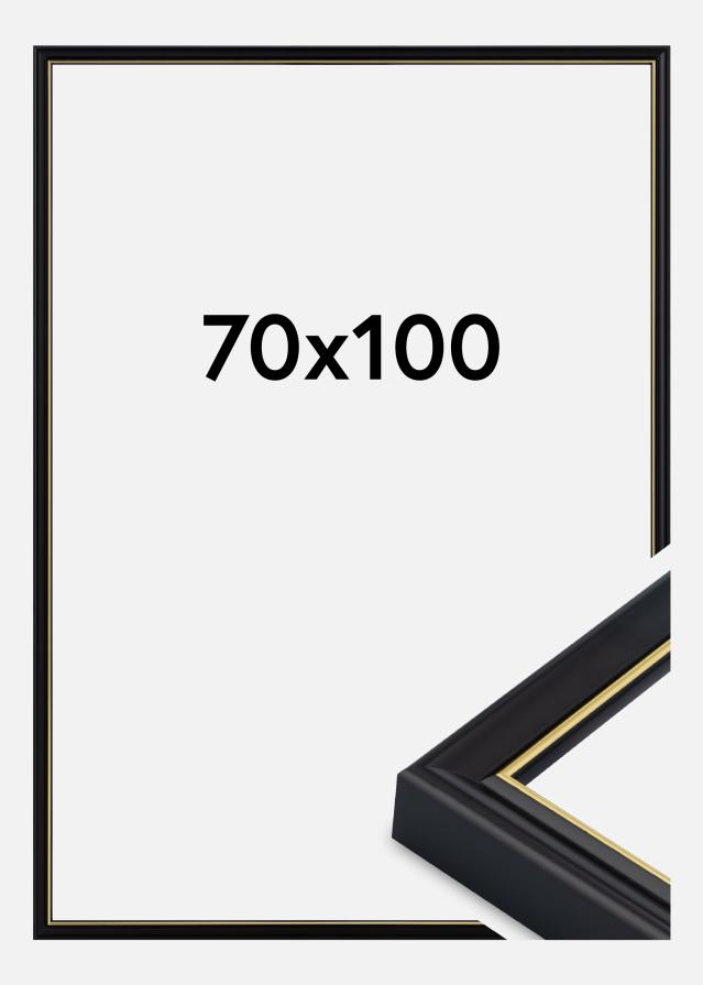 Keret Canterbury Akrilüveg Fekete 70x100 cm