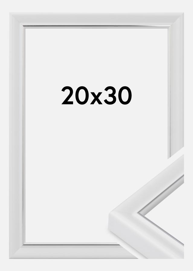 Keret Canterbury Akrilüveg Fehér 20x30 cm