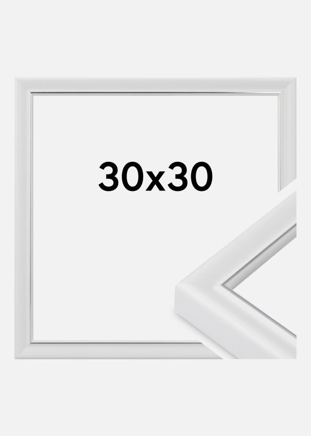 Keret Canterbury Akrilüveg Fehér 30x30 cm