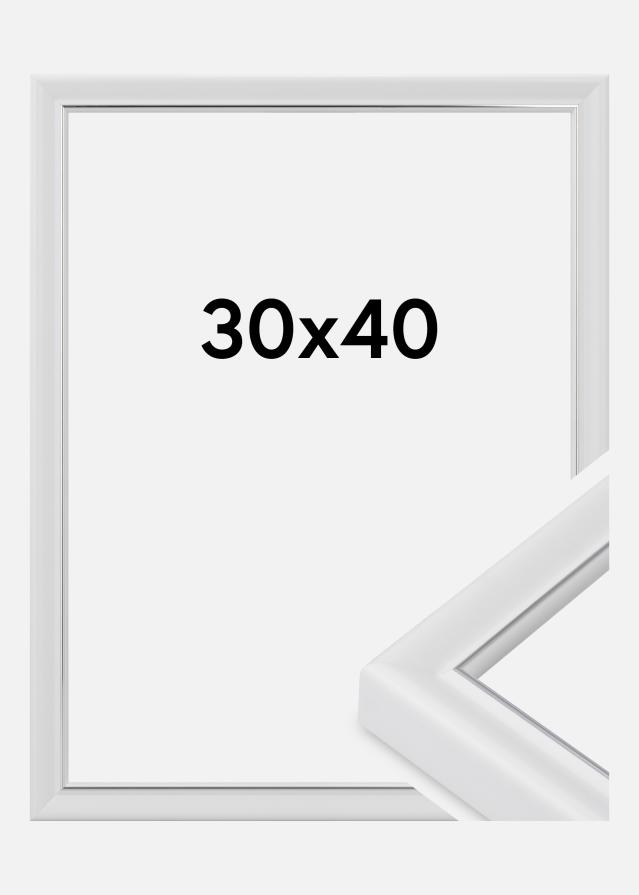 Keret Canterbury Akrilüveg Fehér 30x40 cm