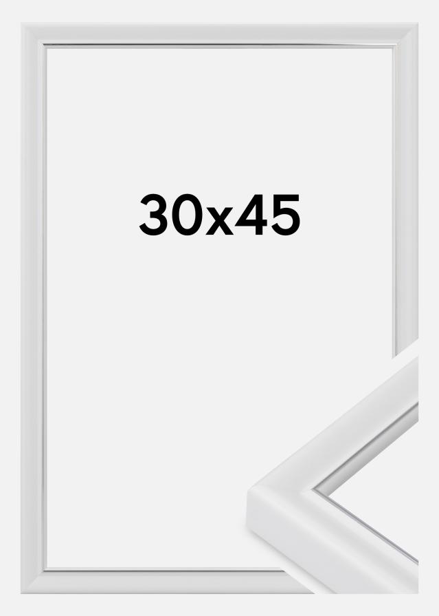 Keret Canterbury Akrilüveg Fehér 30x45 cm