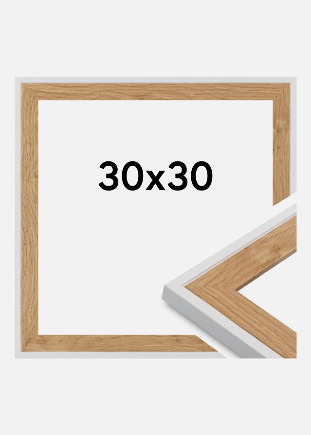 Keret Clearline Akrilüveg Fehér 30x30 cm