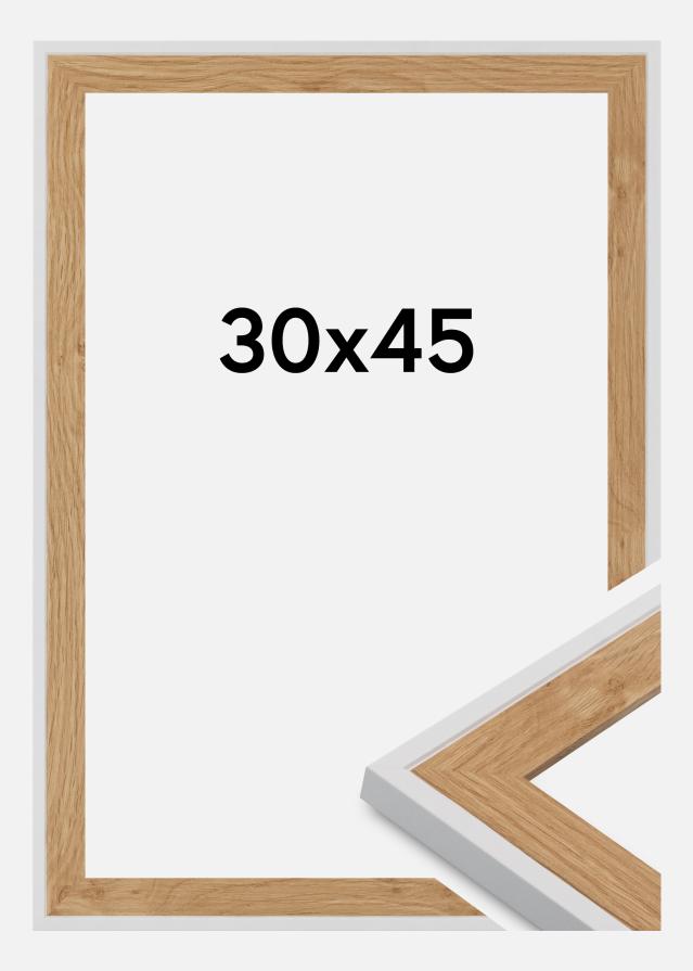 Keret Clearline Akrilüveg Fehér 30x45 cm