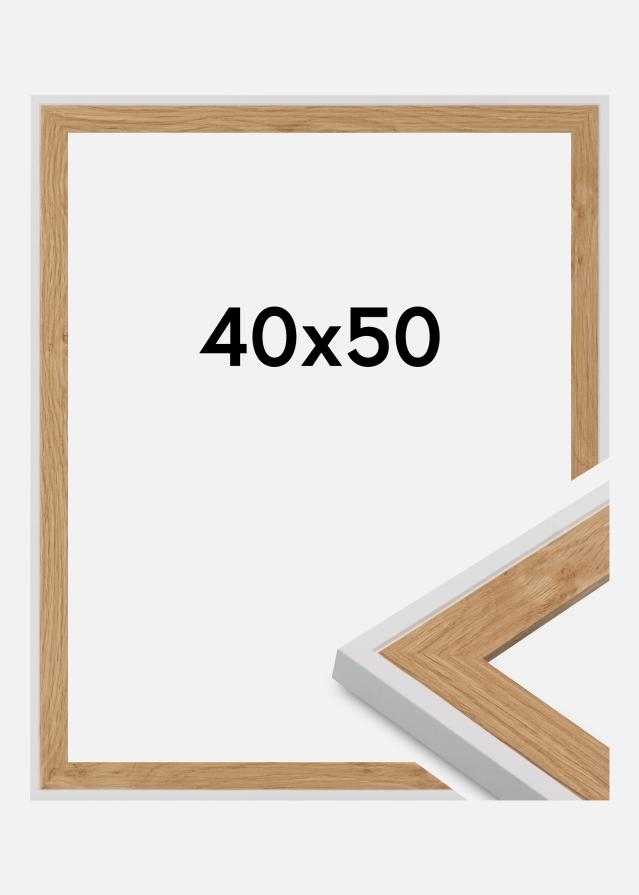 Keret Clearline Akrilüveg Fehér 40x50 cm