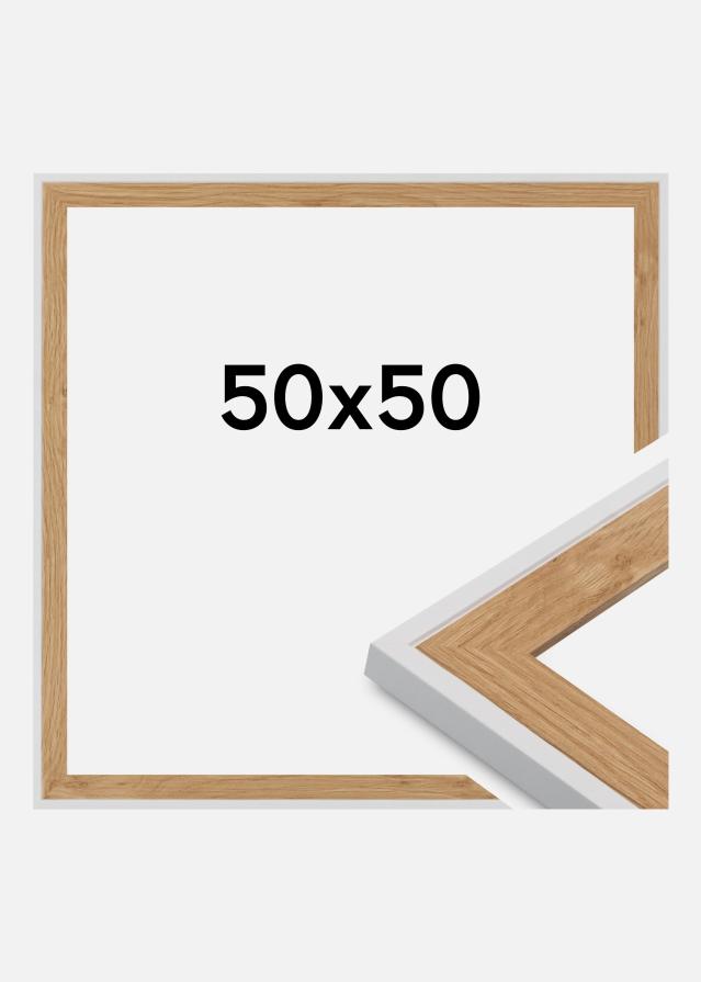 Keret Clearline Akrilüveg Fehér 50x50 cm