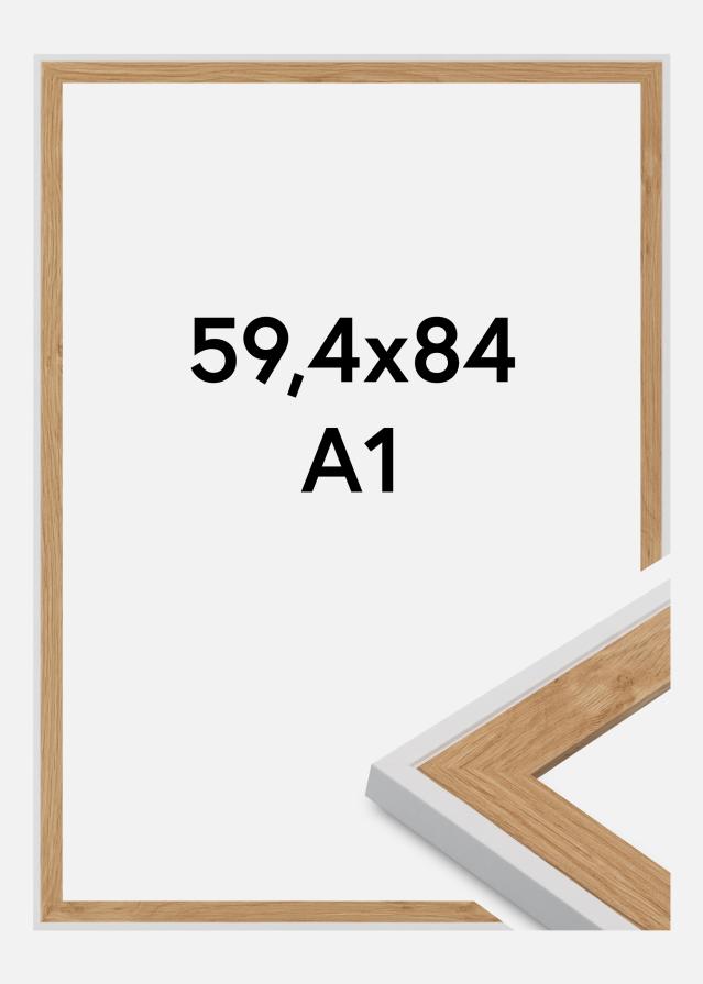 Keret Clearline Akrilüveg Fehér 59,4x84 cm (A1)