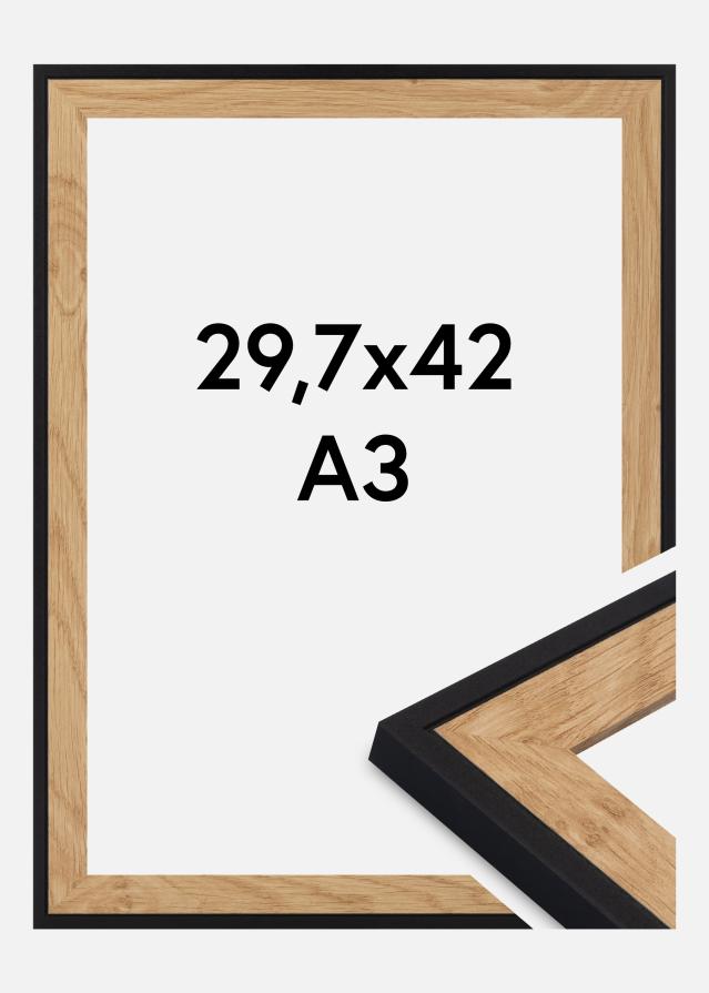 Keret Iris Akrilüveg Fekete 29,7x42 cm (A3)