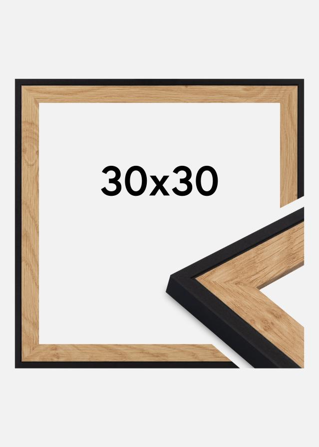 Keret Iris Akrilüveg Fekete 30x30 cm