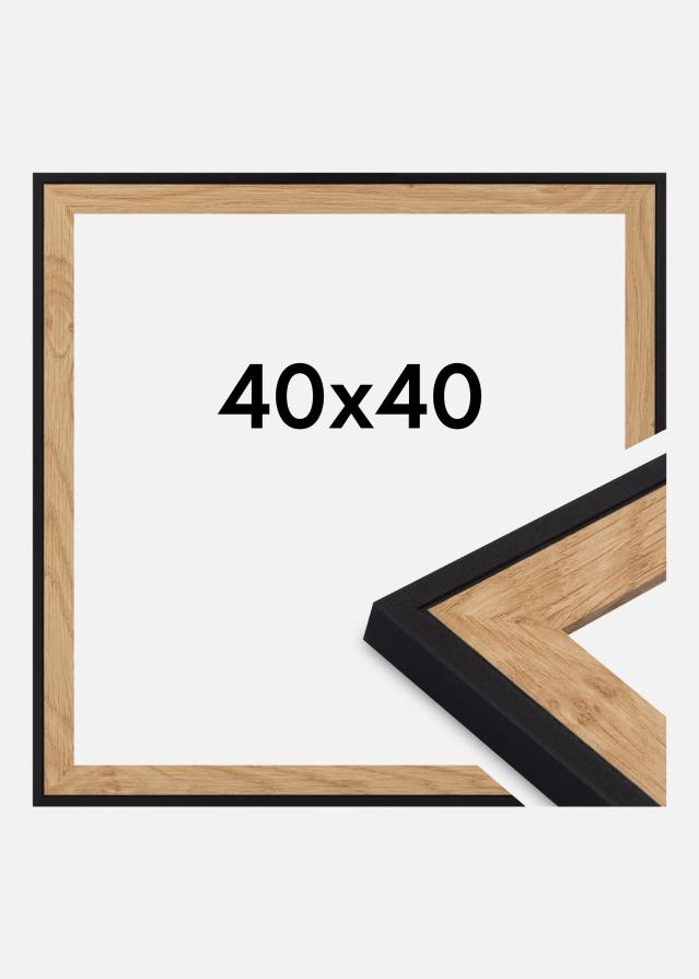 Keret Iris Akrilüveg Fekete 40x40 cm